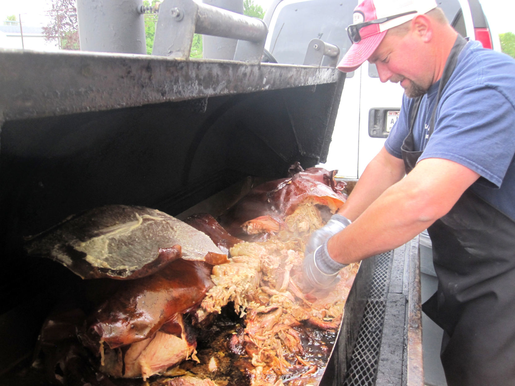 Volksfest pig roast